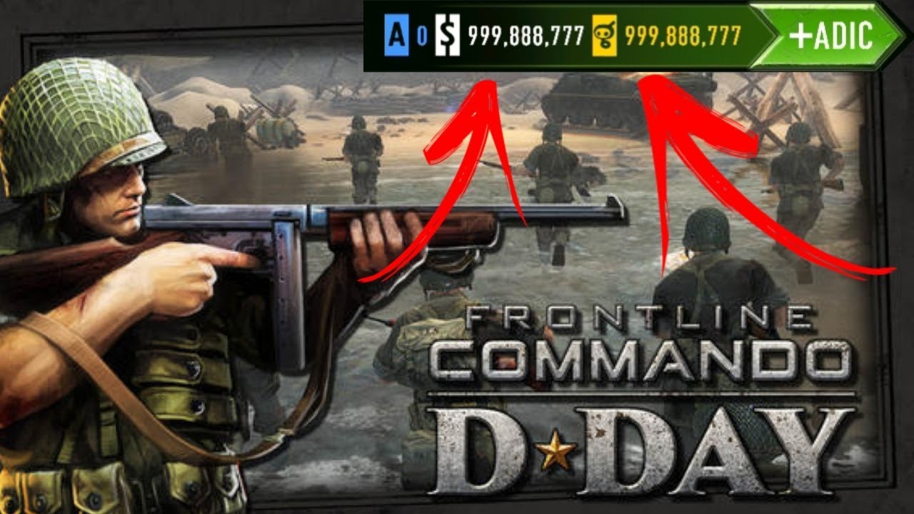 download frontline commando d day mod unlimited money